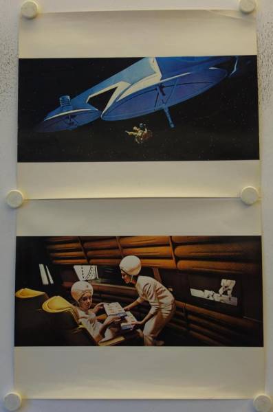 2001 - Odyssee im Weltraum originales italienisches Filmplakat Set